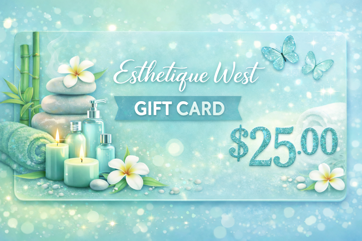 $25.00 Esthetique West Gift Card